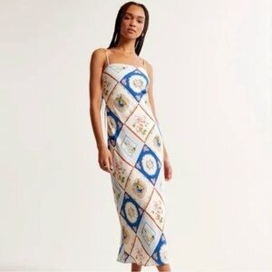 Abercrombie Floral Patchwork Slip Dress